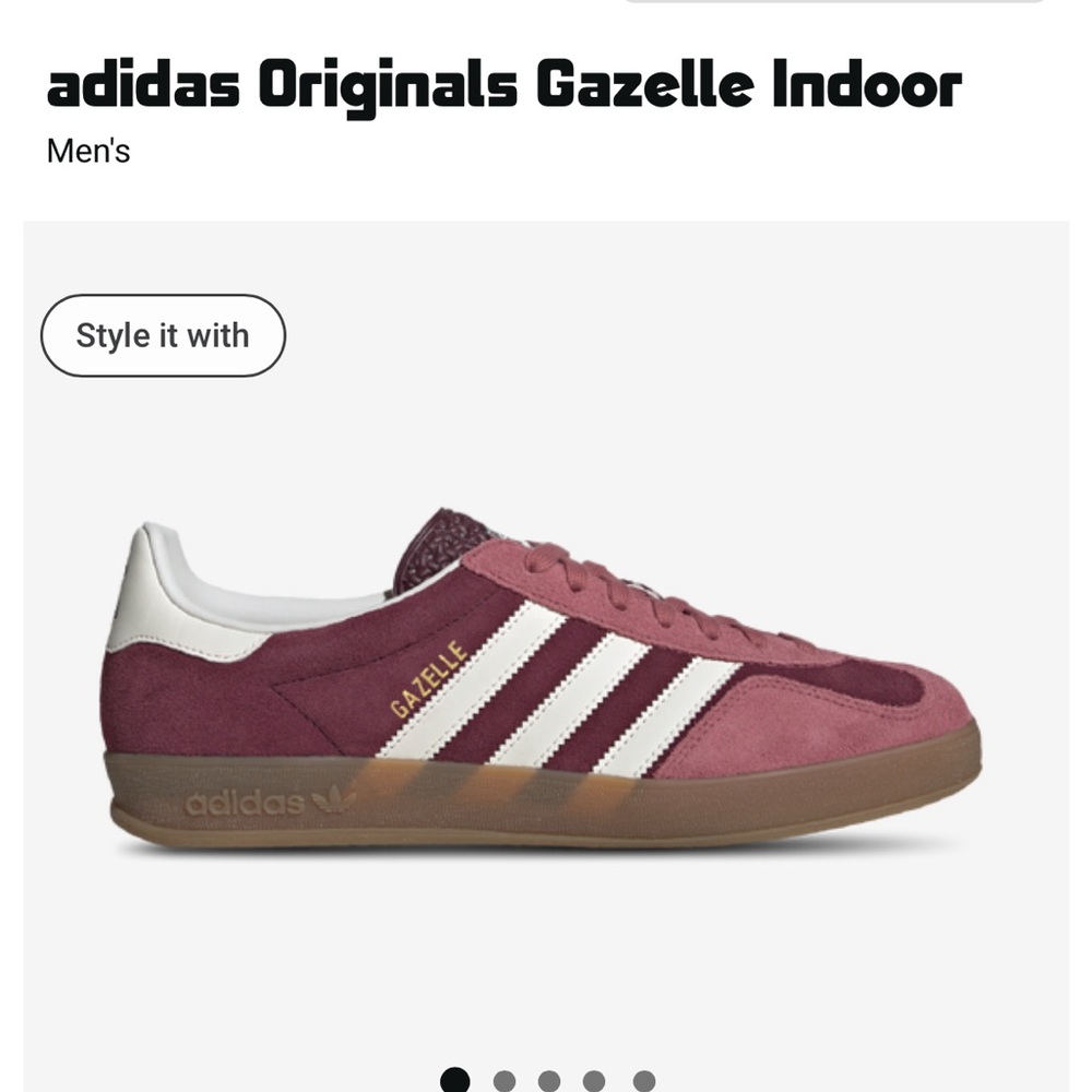 Adidas Gazelle Maroon